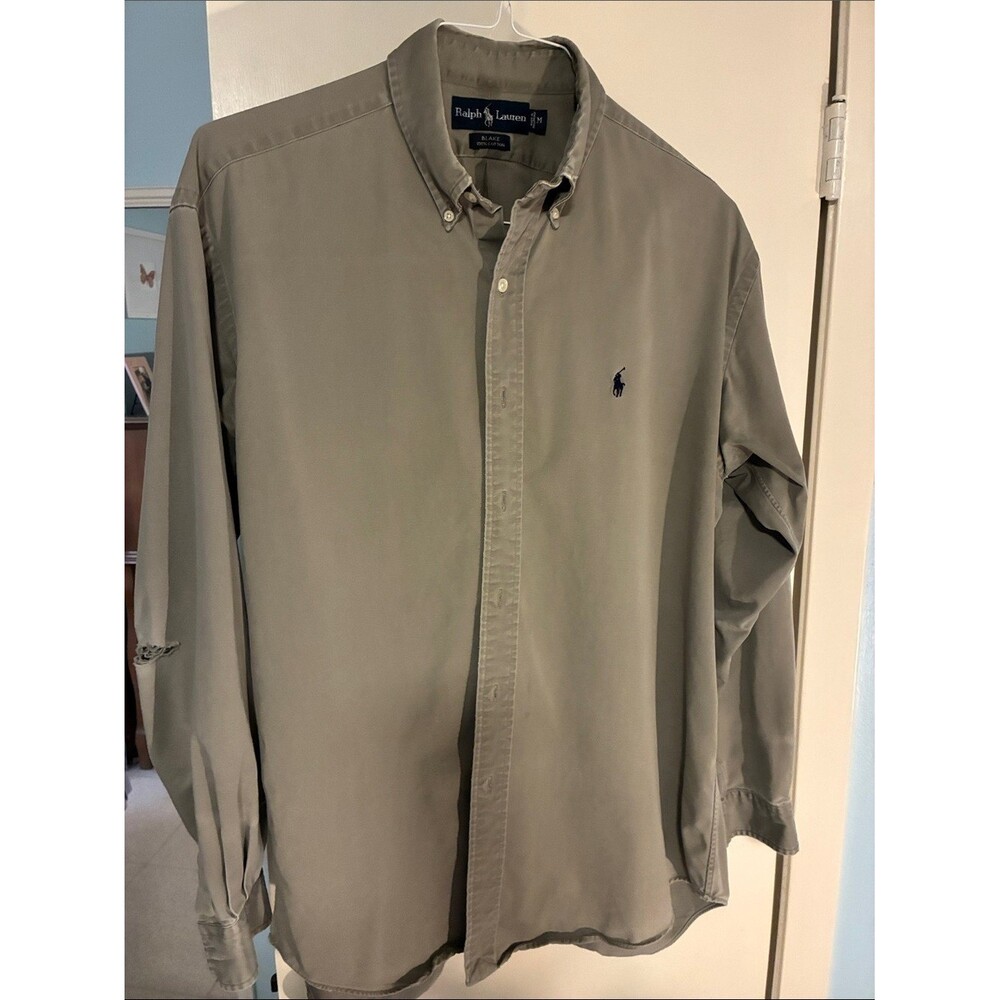 Ralph Lauren Men's Button-Down Shirt in Gray